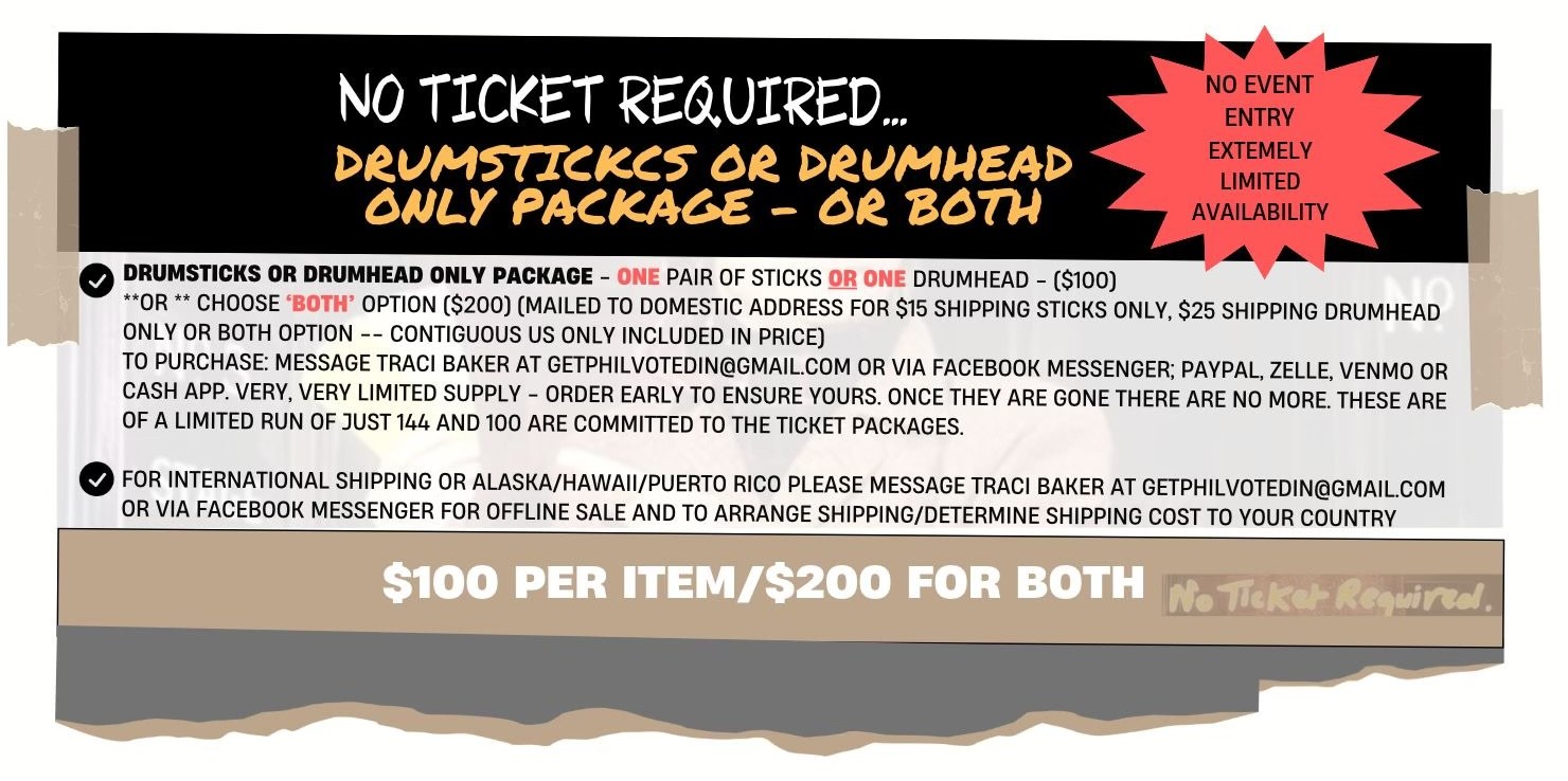 No Ticket Required package card